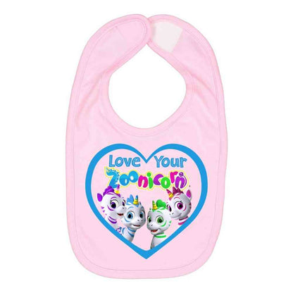 I Believe In Zoonicorns, Group, Infant Bib