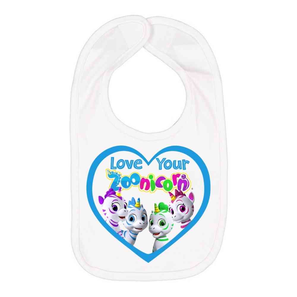 I Believe In Zoonicorns, Group, Infant Bib