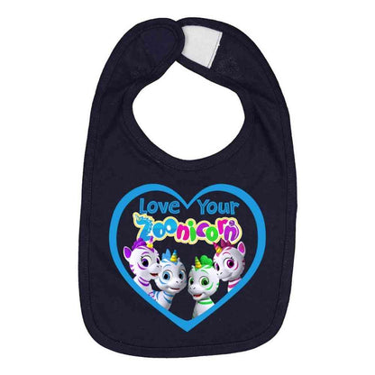 I Believe In Zoonicorns, Group, Infant Bib