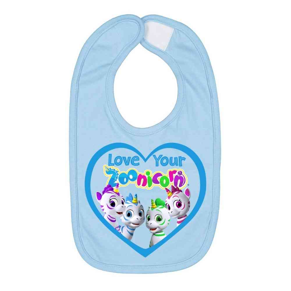 I Believe In Zoonicorns, Group, Infant Bib